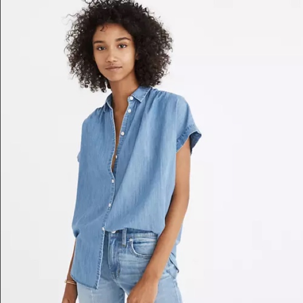 Madewell Central Shirt in Roberta Indigo